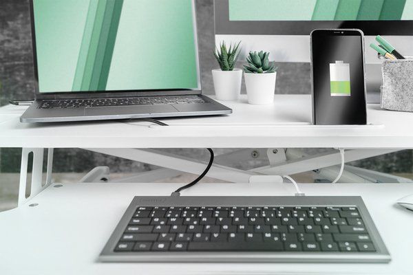 Підставка DIGITUS Ergonomic Workspace Riser, 11-46cm, white