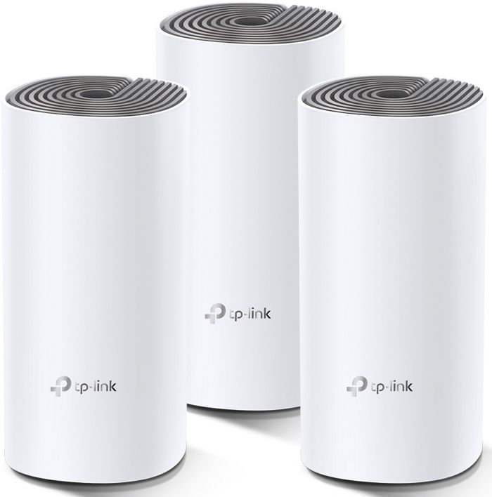 Маршрутизатор TP-LINK DECO E4 3PK AC1200 2xFE LAN/WAN MU-MIMO MESH