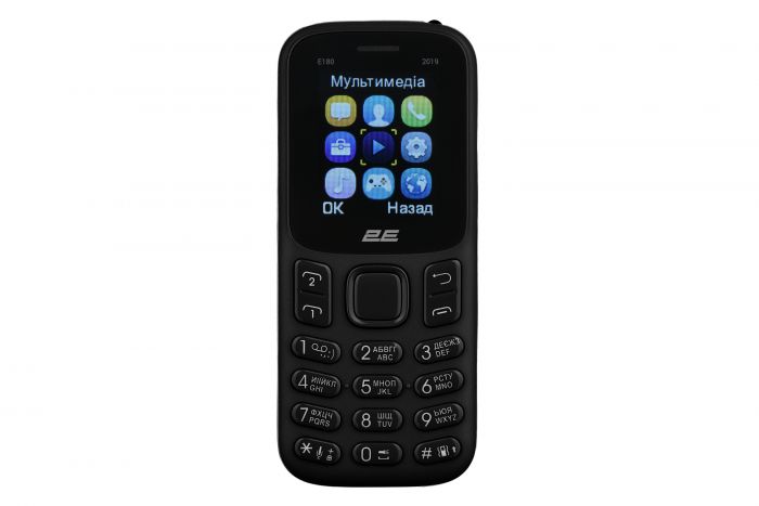 Мобільний телефон 2E E180 2019 2SIM Black