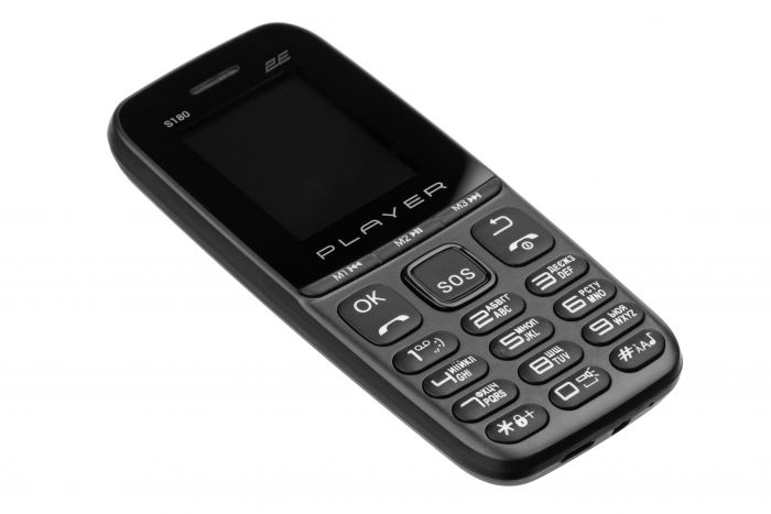 Мобільний телефон 2E S180 2021 2SIM без ЗУ Black