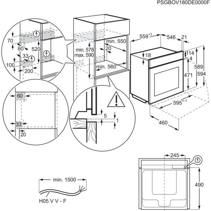 Духова шафа Electrolux OEE5H71Z