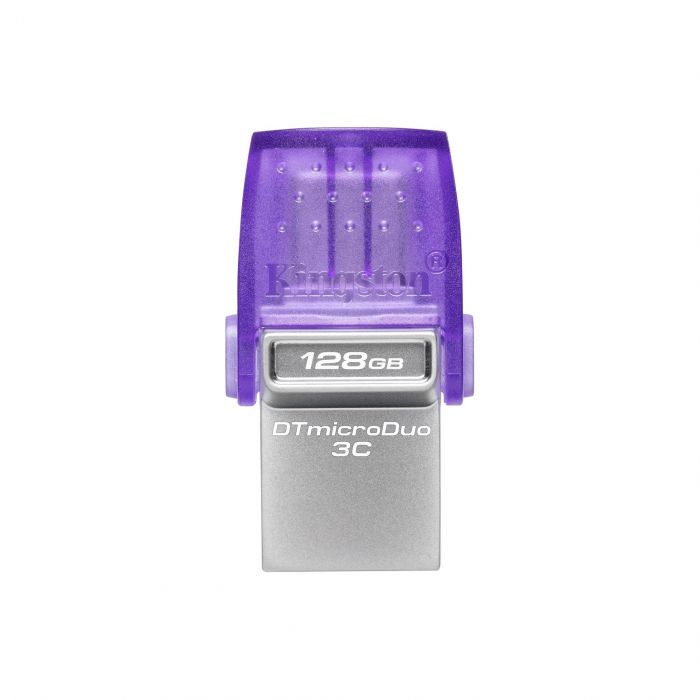 Накопичувач Kingston  128GB USB 3.2 Gen1 + Type-C DT microDuo 3C R200MB/s