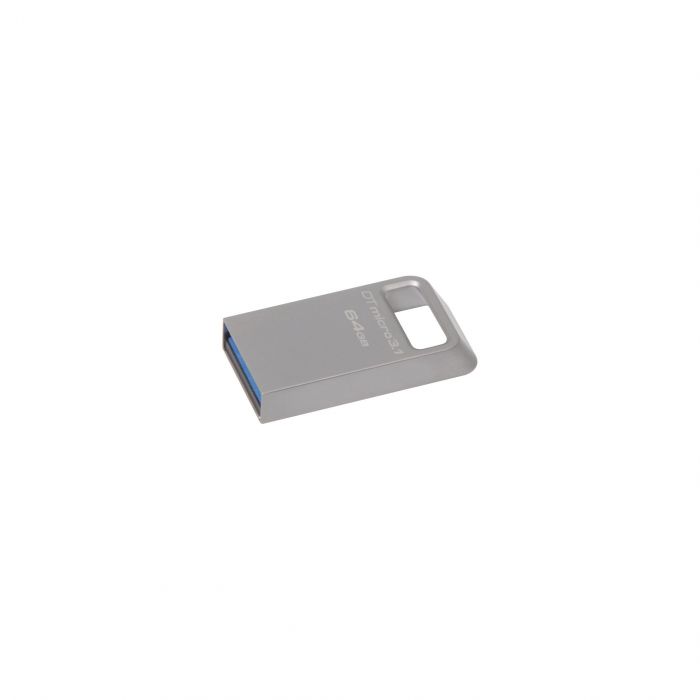 Накопичувач Kingston   64GB USB 3.2 Gen1 DT Micro R200MB/s Metal