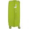 Валіза пластикова, 2E, SIGMA, велика, 4 колеса, зелене яблуко
