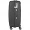 Валіза пластикова, 2E, SIGMA, середня, 4 колеса, графіт