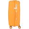 Валіза пластикова, 2E, SIGMA, середня, 4 колеса, помаранчева