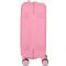 Валіза пластикова, 2E, SIGMA, мала, 4 колеса, рожева