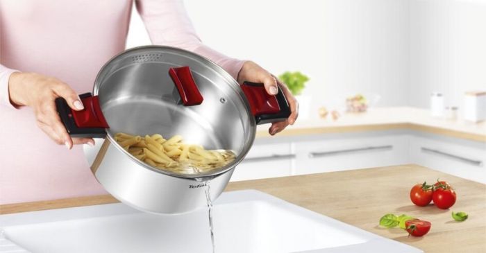 Набір посуду Tefal Cook&Clip, 10 предметів, нерж.сталь