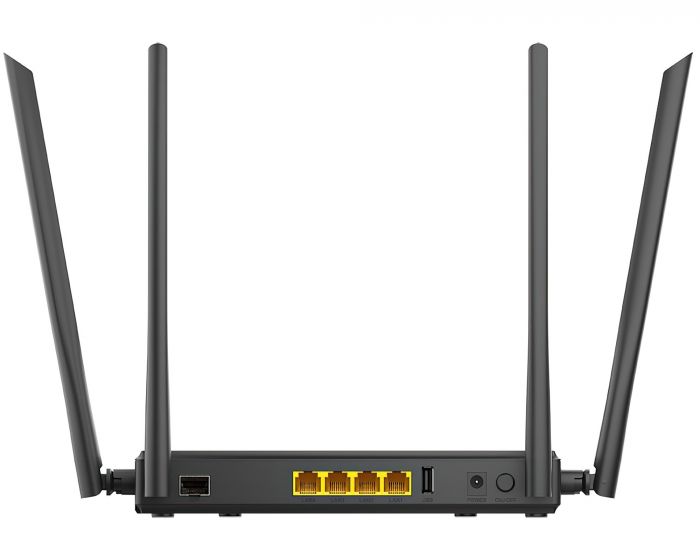 Маршрутизатор D-Link DIR-825/GF AC1200, 4xGE LAN, 1xSFP WAN, USB