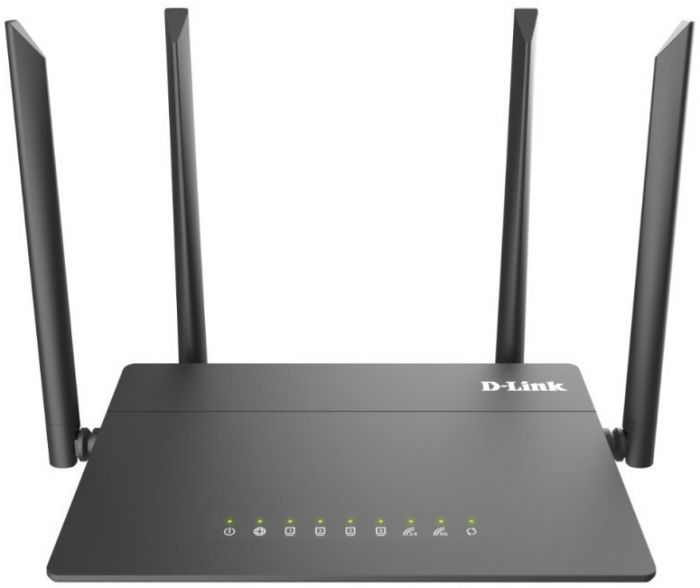 Маршрутизатор D-Link DIR-822 AC1200, 4xFE LAN, 1xFE WAN, 4x5dBi