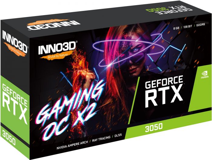 Відеокарта INNO3D GeForce RTX3050 8Gb GDDR6 Gaming OC