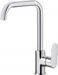 Змішувач для кухні Deante Alpinia, довж.виливу - 198мм, поворотний, 1важіль, хром