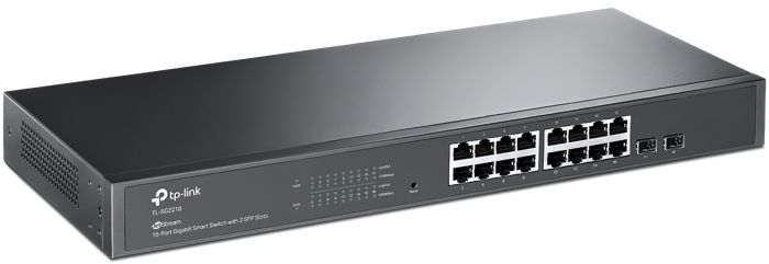 Комутатор TP-LINK TL-SG2218 16x1GE 2xSFP L2 Smart Switch 19" 1U