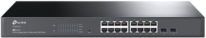 Комутатор TP-LINK TL-SG2218 16x1GE 2xSFP L2 Smart Switch 19" 1U