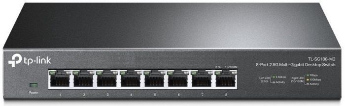 Комутатор TP-LINK TL-SG108-M2 8x2.5GE некерований Метал. корпус