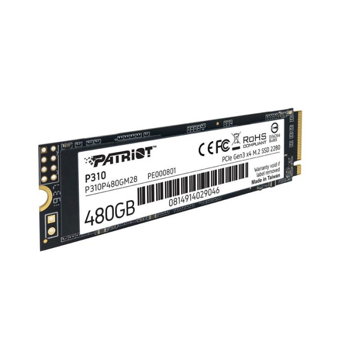 Накопичувач SSD Patriot M.2  480GB PCIe 3.0 P310