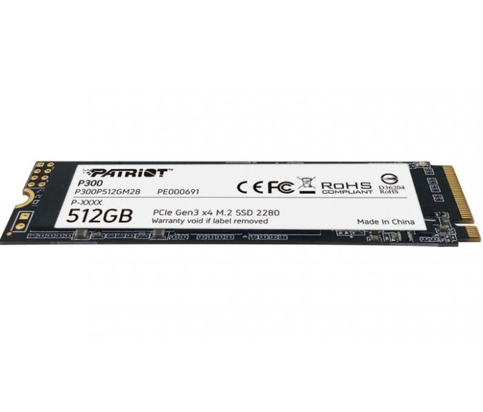 Накопичувач SSD Patriot M.2  512GB PCIe 3.0 P300