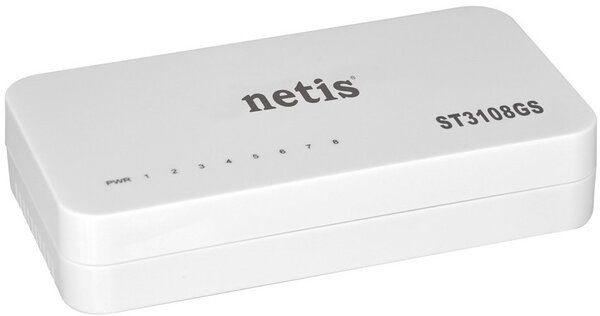 Комутатор Netis ST3108GS 8xGE, некерований