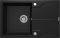 Мийка кухонна Deante Andante, граніт, прямокутник, з крилом, 780х490х194мм, чаша - 1, накладна, чорний