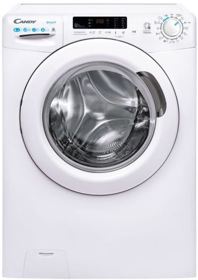 Прально-сушильна машина CANDY CSWS4852DWE/1-S, 8кг (5кг), 1400, A, Пара, 53см, Дисплей, Білий