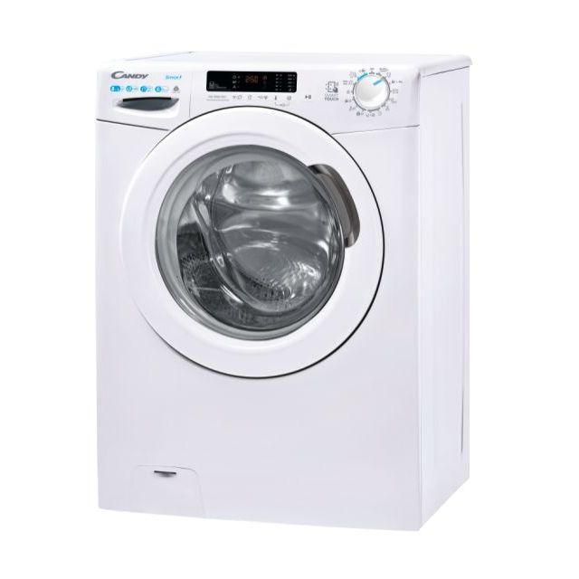 Прально-сушильна машина CANDY CSWS4852DWE/1-S, 8кг (5кг), 1400, A, Пара, 53см, Дисплей, Білий