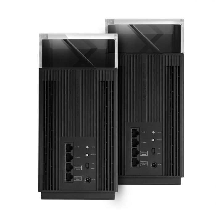 Маршрутизатор ASUS ZenWiFi Pro XT12 2PK 2xGE LAN 1x2.5GE LAN 1x2.5GE WAN 1xUSB 3.1 1xUSB 2.0 MU-MIMO OFDMA MESH