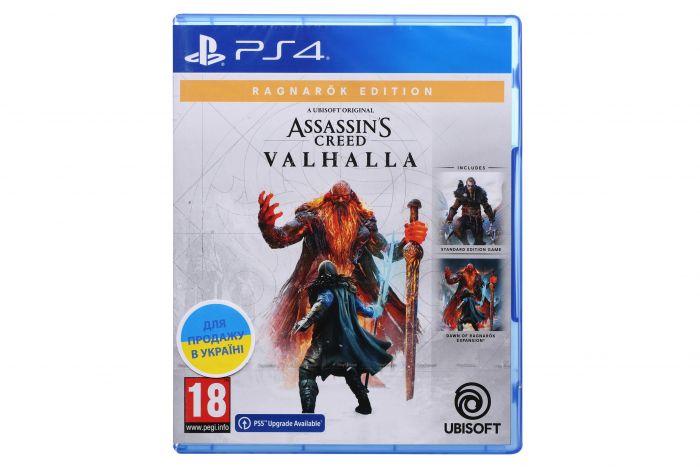 Програмний продукт на BD диску Assassin’s Creed Valhalla Ragnarok Edition(гра та код в коробці) [PS4]