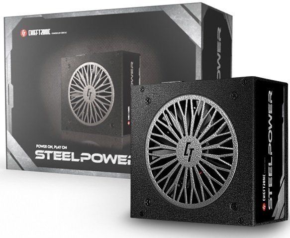 Блок живлення CHIEFTEC Chieftronic SteelPower (750W), ATX v2.3, 100-240V, >85%, 80+ Bronze, 120мм, 1xMB 24pin(20+4), 2xCPU 8pin(4+4), 3xMolex, 6xSATA, 4xPCIe 8pin(6+2), CE, CB, TUV, FCC, RoHS, Fully Modular, Retail