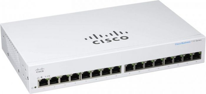 Комутатор Cisco CBS110 Unmanaged 16-port GE