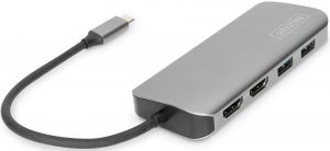 Док-станція DIGITUS USB-C, 8 Port