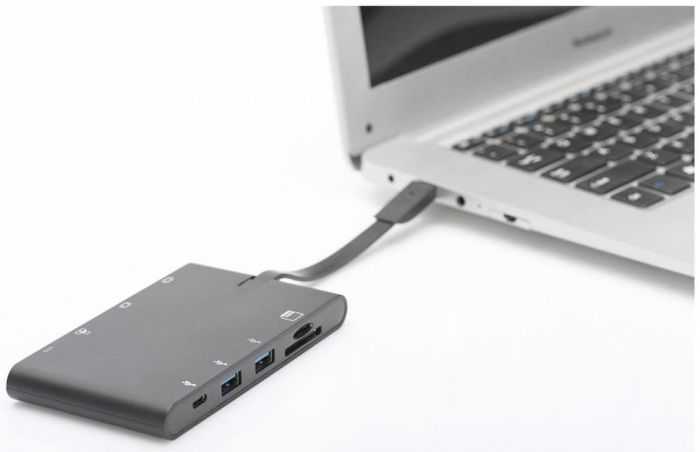 Док-станція DIGITUS Travel USB-C, 9 Port