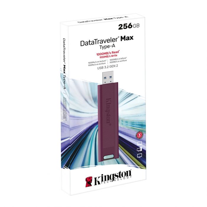 Накопичувач Kingston  256GB USB 3.2 Gen 2 DT Max Type-A