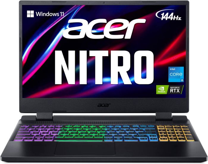 Ноутбук Acer Nitro 5 AN515-58 15.6FHD IPS 144Hz/Intel i7-12700H/16/512F/NVD3050-4/Lin/Black