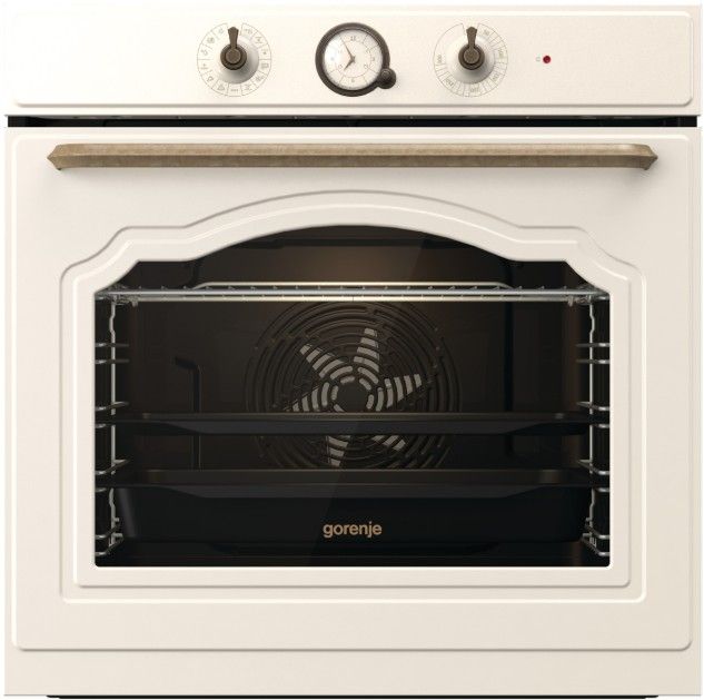 Духовка Gorenje BOS67371CLI/ 77 л/ A+/таймер з аналоговим дисплеєм/ гриль/ швидкий нагрів/шампань