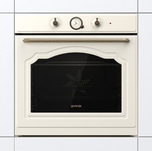 Духовка Gorenje BOS67371CLI/ 77 л/ A+/таймер з аналоговим дисплеєм/ гриль/ швидкий нагрів/шампань