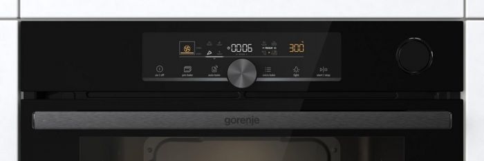 Духовка Gorenje BSA6747A04BG/ 77 л/ A+/IconTouch/гриль/швидкий нагрів/з функц. пароварки/багаторівневе приготув/чорний