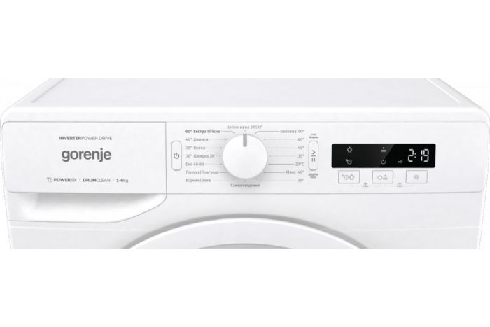 Пральна машина Gorenje фронтальна, 6кг, 1200, A+++, 46.5см, дисплей, інвертор, білий