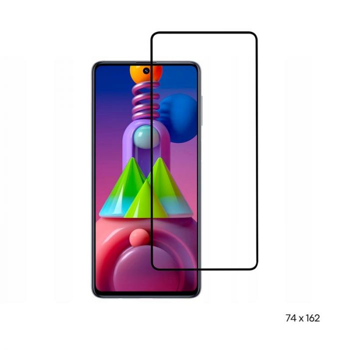 Захисне скло 2E для Samsung Galaxy M52(M526), 2.5D FCFG,(1 Pack), black border