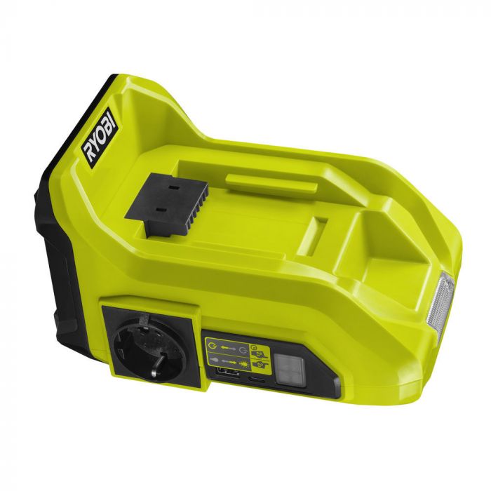 Інвертор напруги акумуляторний RYOBI RY36BI300A-0, MAX POWER 36В, 220В, 300Вт/500Вт пікова, (без АКБ та ЗУ)