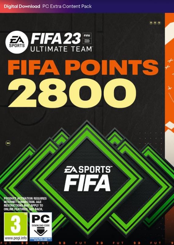 Карта поповнення PC FIFA 23 Points 2800 (код завантаження)