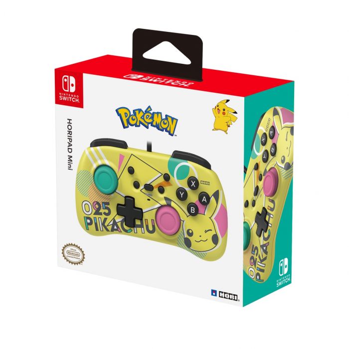 Геймпад провідний Horipad Mini (Pikachu Pop) для Nintendo Switch, Yellow