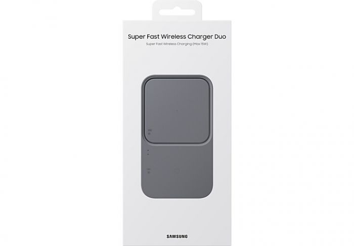 Бездротовий зарядний пристрій Samsung 15W Wireless Charger Duo (with TA) Black