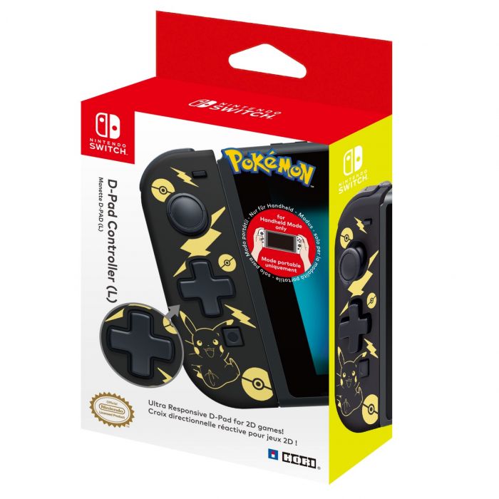 Контролер D-Pad Pikachu (левый) для Nintendo Switch, Black/Gold