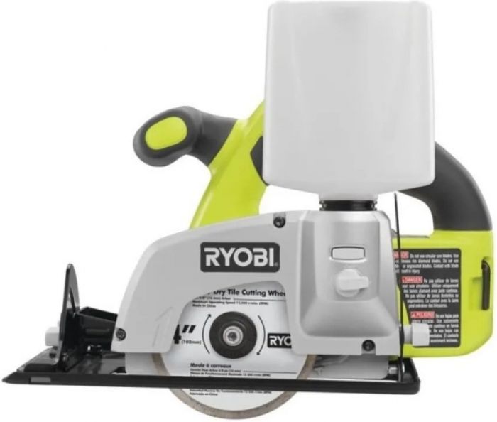 Плиткоріз акумуляторний Ryobi LTS180M 18В One+ диск 102мм глибина різу 22мм мокрий різ 2.3кг без АКБ та ЗП