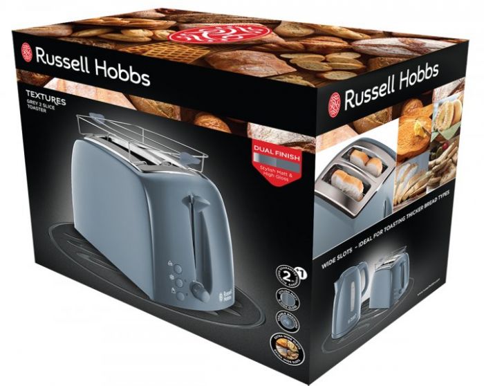 Тостер Russell Hobbs 21644-56 Textures Grey