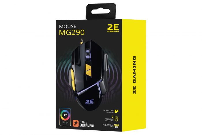 Миша 2E GAMING MG290 LED USB Black