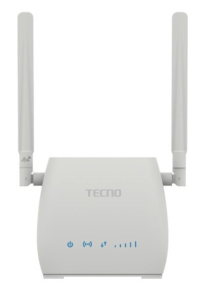 Маршрутизатор TECNO TR210 4G LTE, Wi-Fi4, 1x3FF SIM, 1xFE LAN, 1xUSB 2.0, 2000mAh bat.