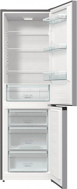 Холодильник з нижн. мороз. камерою Gorenje NRK6191EXL4, 185х60х60см, 2 двері, 203( 99)л, А+, NoFrost+ , Зона св-ті, Внутр. Диспл, нерж