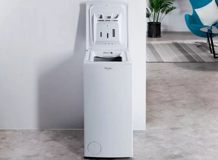 Пральна машина з верт. завант. Whirlpool TDLR60210UA, 6кг, 1200, A+++, 40см, Білий