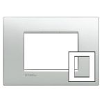 Bticino LivingLight Рамка прямокутна, 3+3 м, алюміній